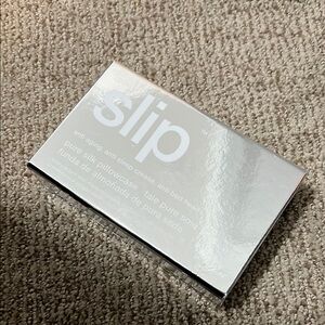 Slip Silk Pillowcase Box Shimmering Silver